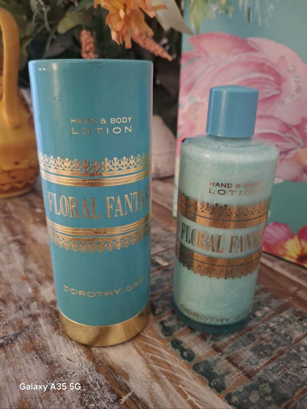 Vintage Dorothy Gray Floral Fantasy Lotion 1930's (Full Bottle 6oz)